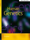 HUMAN GENETICS雜志封面